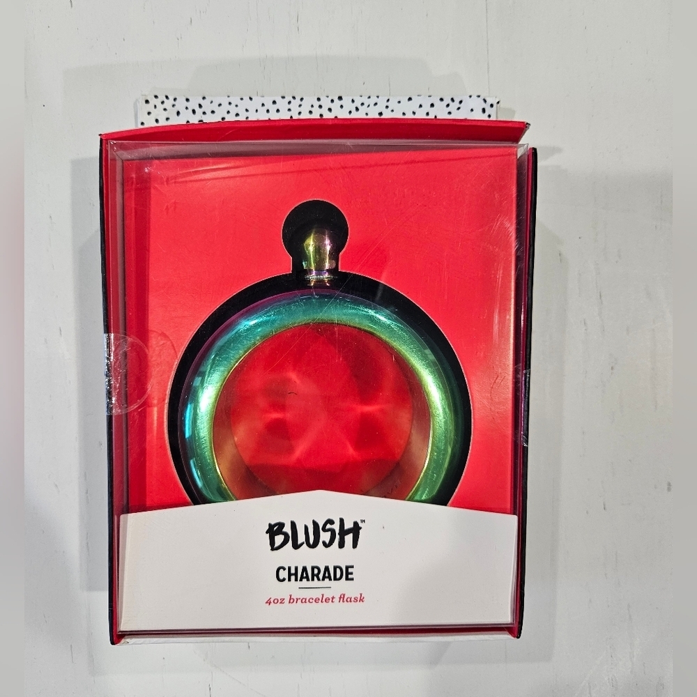 Blush Charade 4 oz Bracelet Flask